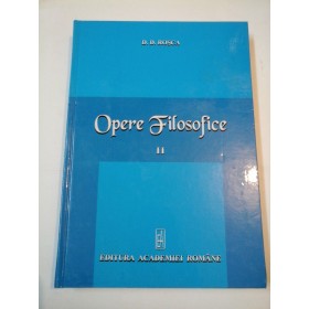 OPERE FILOSOFICE - D.D. ROSCA - Vol. II